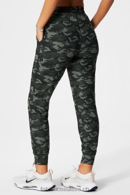 femmes jogger performant à taille haute B0B6R38 châtaigne/gaïa/zeste Fabletics