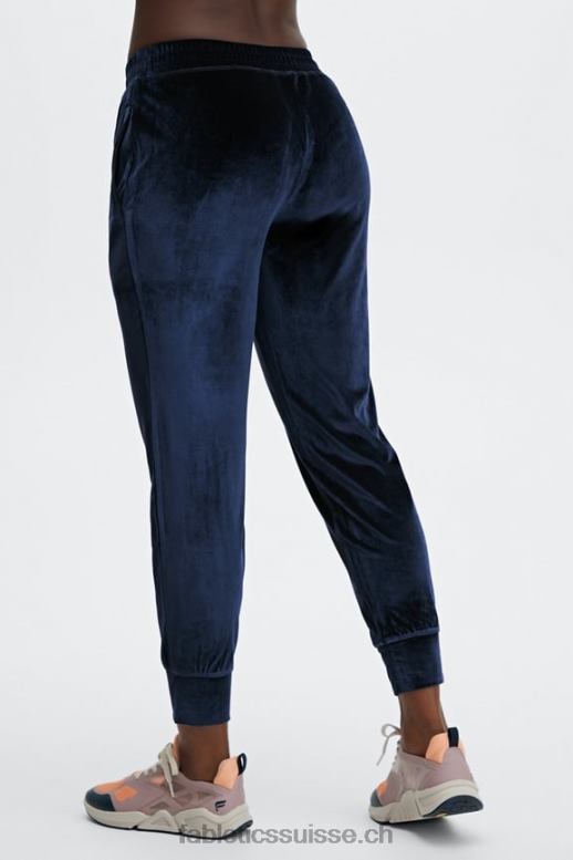femmes jogging en velours de luxe B0B6R147 punch pervenche/vert gazon Fabletics