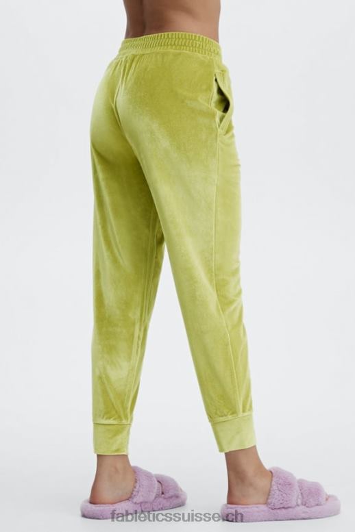 femmes jogging en velours de luxe B0B6R149 pivoine blanc doux/marine Fabletics