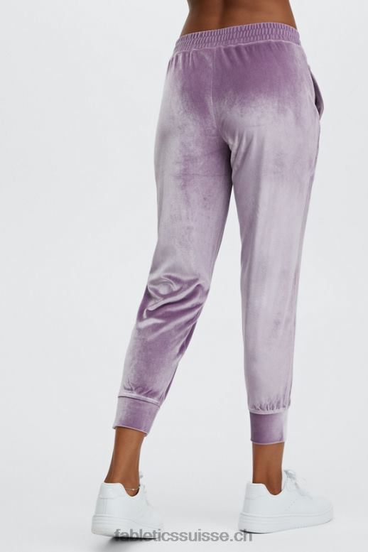 femmes jogging en velours de luxe B0B6R150 punch olive/rose délavé Fabletics