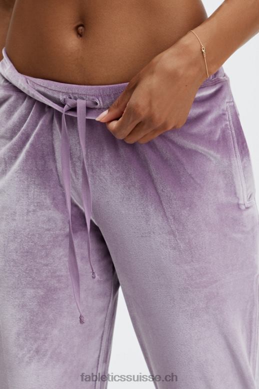 femmes jogging en velours de luxe B0B6R150 punch olive/rose délavé Fabletics
