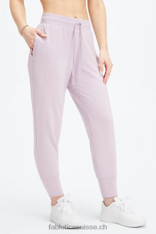 femmes jogging éponge de luxe 1 B0B6R15 rouge fraise/noir Fabletics