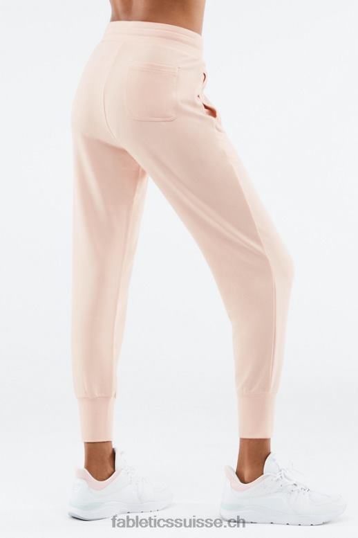 femmes jogging éponge de luxe 3 B0B6R25 indigo délavé/blanc Fabletics