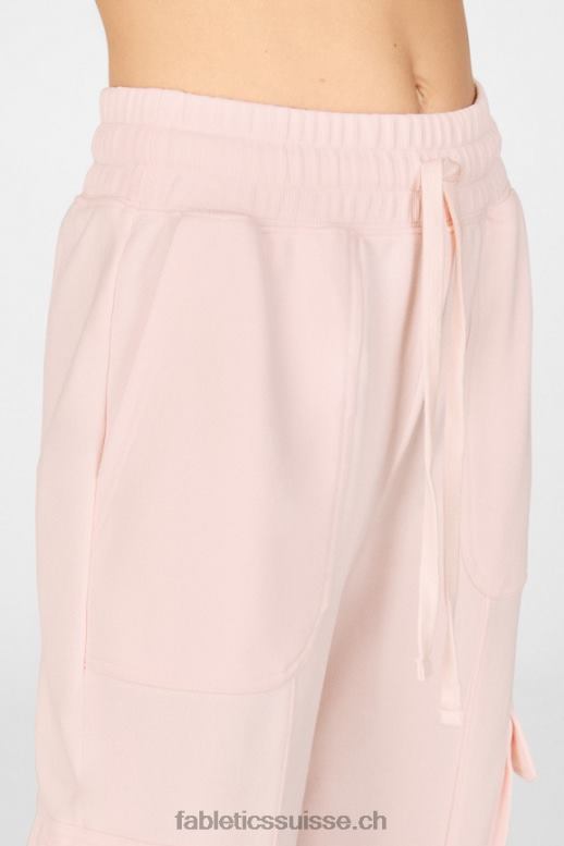 femmes pantalon cargo en nyla B0B6R205 rouille/cèdre poussiéreux/rose perle Fabletics