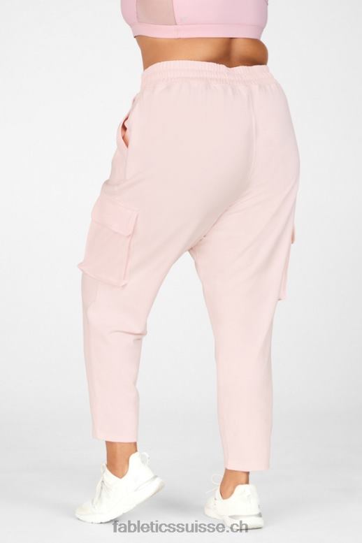 femmes pantalon cargo en nyla B0B6R206 rugissement/rose vif Fabletics
