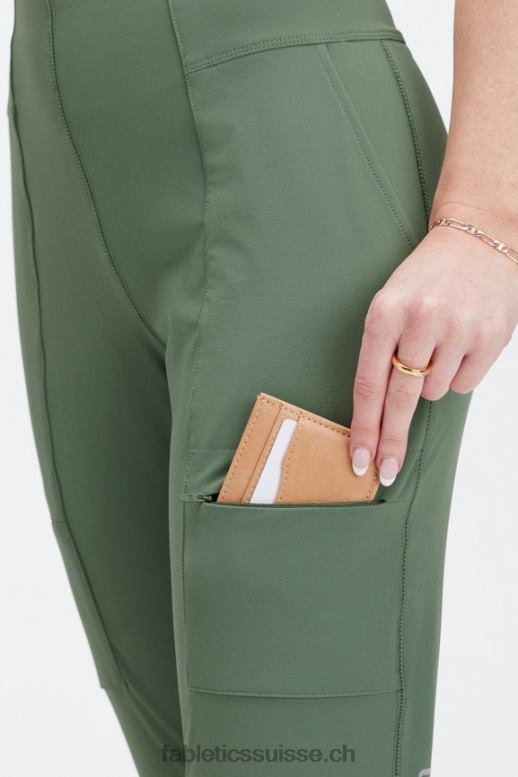 femmes pantalon cargo hybride B0B6R114 désert/pierre bleue Fabletics