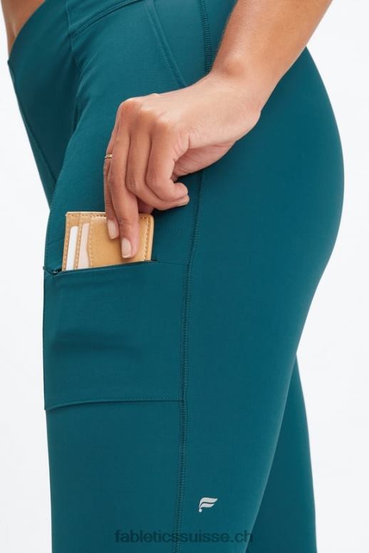 femmes pantalon cargo hybride B0B6R116 surf bleu/cerise éclatée Fabletics