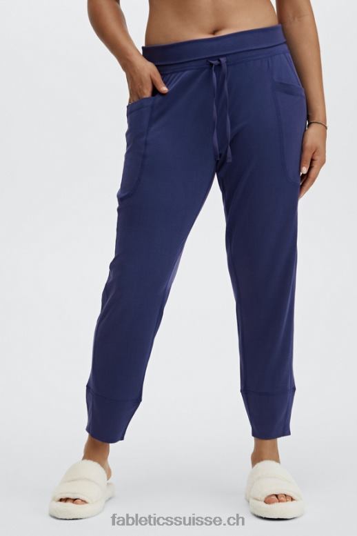 femmes pantalon à cordon de serrage en maille élégante B0B6R155 zèbre marbré/surligneur guépard ondulé Fabletics