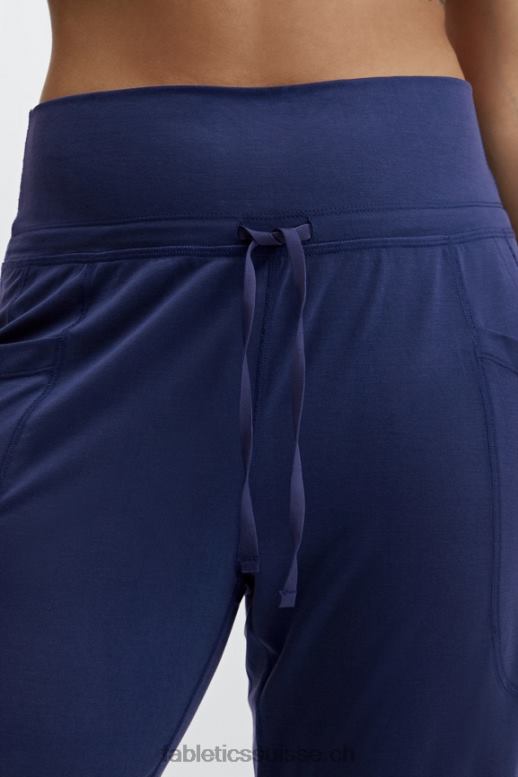 femmes pantalon à cordon de serrage en maille élégante B0B6R155 zèbre marbré/surligneur guépard ondulé Fabletics