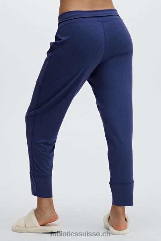 femmes pantalon à cordon de serrage en maille élégante B0B6R155 zèbre marbré/surligneur guépard ondulé Fabletics