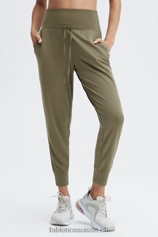 femmes pantalon à cordon de serrage en tricot éco-élégant B0B6R100 logo terrazzo/réfléchissant Fabletics