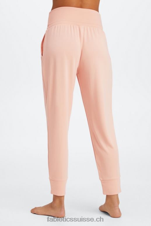 femmes pantalon à cordon de serrage en tricot éco-élégant B0B6R98 coque souple/logo réfléchissant Fabletics