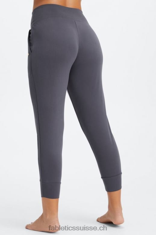femmes pantalon à cordon de serrage en tricot éco-élégant B0B6R99 évasion de l\'île/logo réfléchissant Fabletics