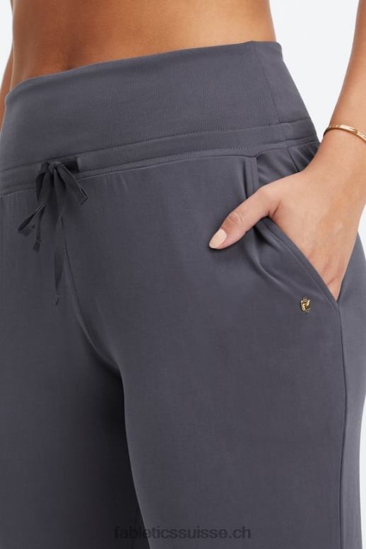 femmes pantalon à cordon de serrage en tricot éco-élégant B0B6R99 évasion de l\'île/logo réfléchissant Fabletics