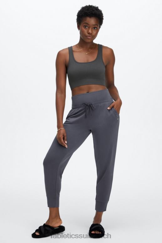 femmes pantalon à cordon de serrage en tricot éco-élégant B0B6R99 évasion de l\'île/logo réfléchissant Fabletics