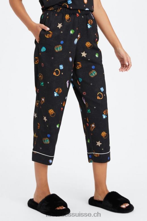 femmes pantalon court ecosatin B0B6R52 porte-bonheur/aigrette Fabletics