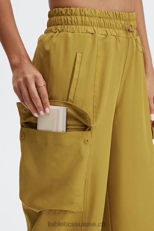 femmes pantalon de survêtement cargo eleanor B0B6R176 gris minéral/rouge fraise Fabletics