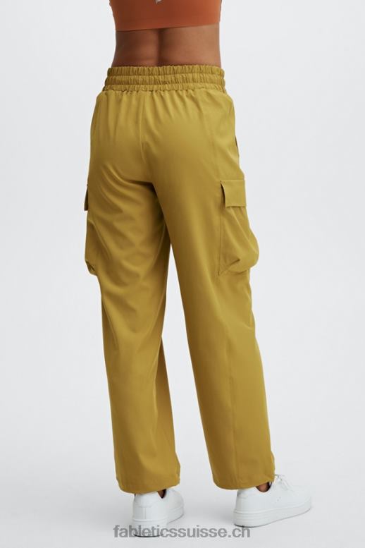 femmes pantalon de survêtement cargo eleanor B0B6R176 gris minéral/rouge fraise Fabletics