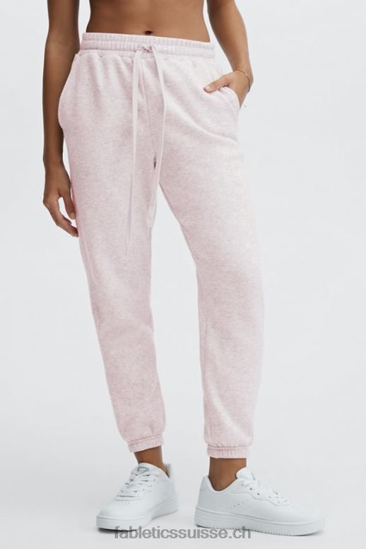 femmes pantalon de survêtement classique eco go-to B0B6R84 léopard corail/crème au beurre rose/citron vert Fabletics