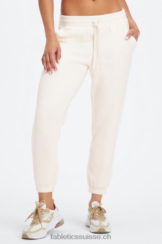 femmes pantalon de survêtement classique eco go-to B0B6R88 avoine/pousses Fabletics