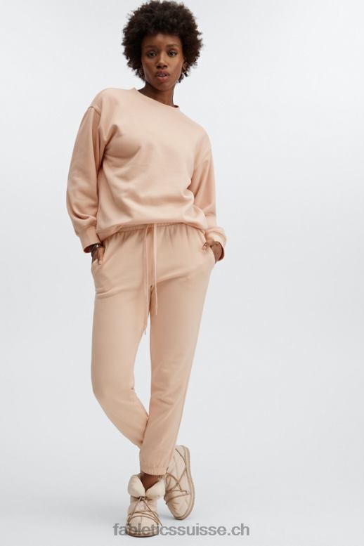 femmes pantalon de survêtement classique eco go-to B0B6R95 crème noire/citron Fabletics