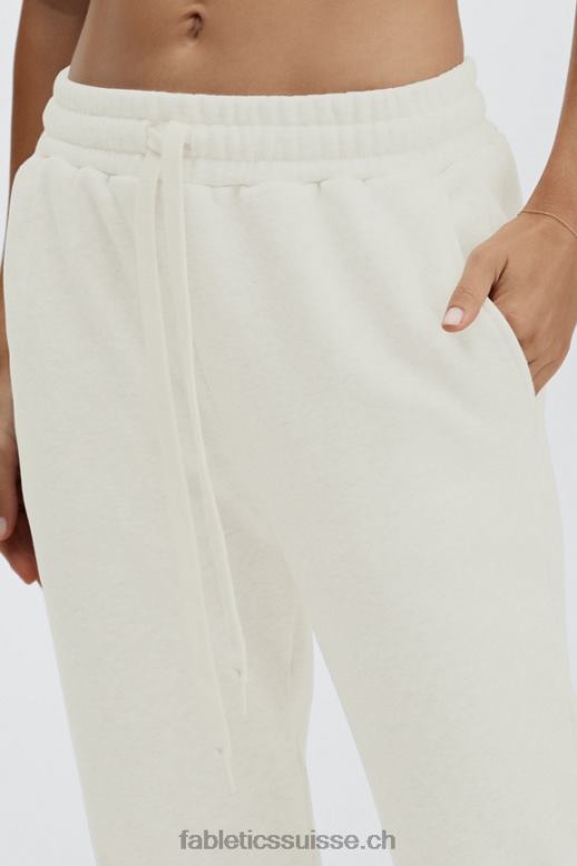 femmes pantalon de survêtement classique incontournable B0B6R165 noir blanc Fabletics