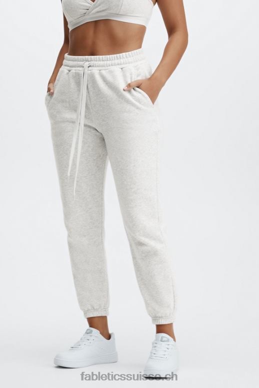 femmes pantalon de survêtement classique incontournable B0B6R171 céleste/blanc classique Fabletics