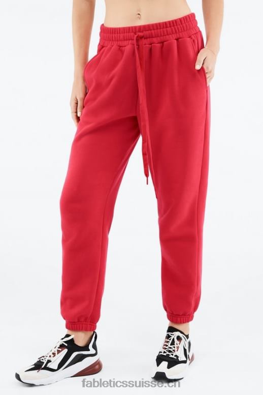 femmes pantalon de survêtement classique incontournable B0B6R174 rose électrique/guépard ondulé Fabletics
