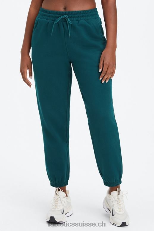 femmes pantalon de survêtement en polaire pour toujours B0B6R69 vague de minuit/bleu marine profond Fabletics