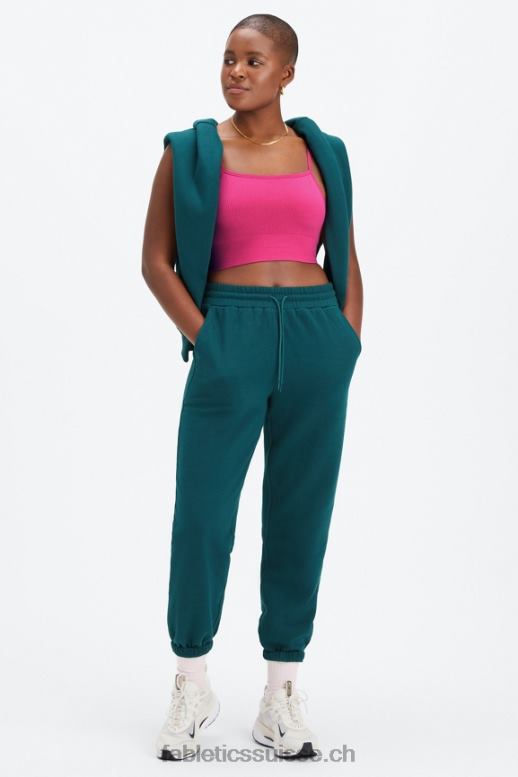 femmes pantalon de survêtement en polaire pour toujours B0B6R69 vague de minuit/bleu marine profond Fabletics