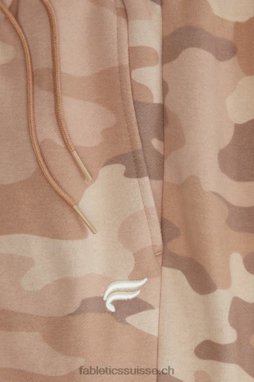 femmes pantalon de survêtement en polaire pour toujours B0B6R70 teddy large camo/latte Fabletics