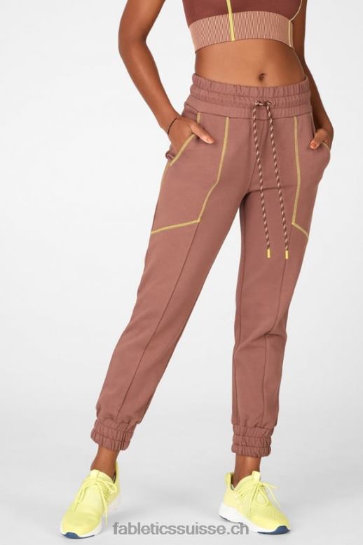 femmes pantalon de survêtement iris B0B6R221 châtaigne/gaïa/zeste Fabletics