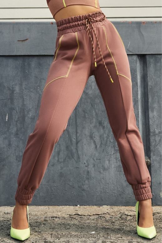 femmes pantalon de survêtement iris B0B6R222 châtaigne/gaïa/zeste Fabletics