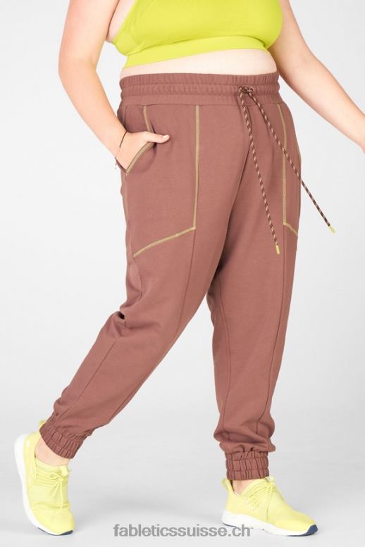 femmes pantalon de survêtement iris B0B6R222 châtaigne/gaïa/zeste Fabletics