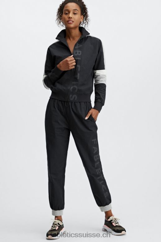 femmes pantalon de survêtement kora B0B6R163 noir/multicolore Fabletics