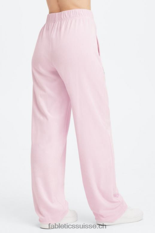 femmes pantalon de survêtement large en tissu éponge B0B6R136 évasion rose grande folie estivale/argent réfléchissant Fabletics