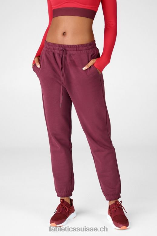 femmes pantalon de survêtement logan B0B6R217 noir/étain Fabletics