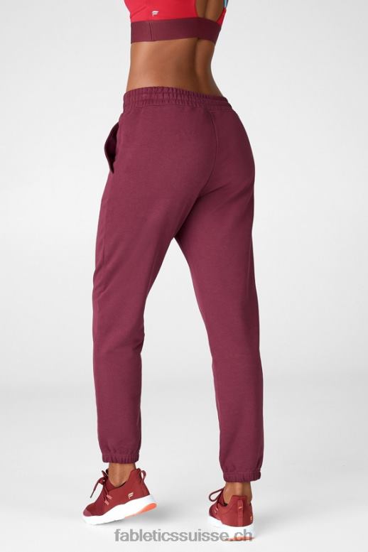 femmes pantalon de survêtement logan B0B6R217 noir/étain Fabletics