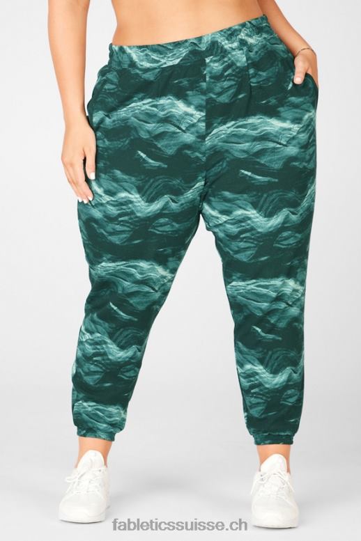 femmes pantalon de survêtement slim cloe B0B6R208 évasion extrême royal/rose/graphique Fabletics