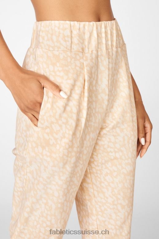 femmes pantalon de survêtement slim cloe B0B6R229 rouille/rose du désert/rose nacré Fabletics
