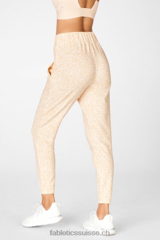 femmes pantalon de survêtement slim cloe B0B6R229 rouille/rose du désert/rose nacré Fabletics