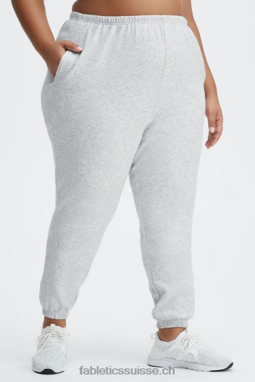 femmes pantalon de survêtement slim incontournable B0B6R135 noir/argent réfléchissant Fabletics