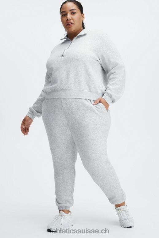 femmes pantalon de survêtement slim incontournable B0B6R135 noir/argent réfléchissant Fabletics