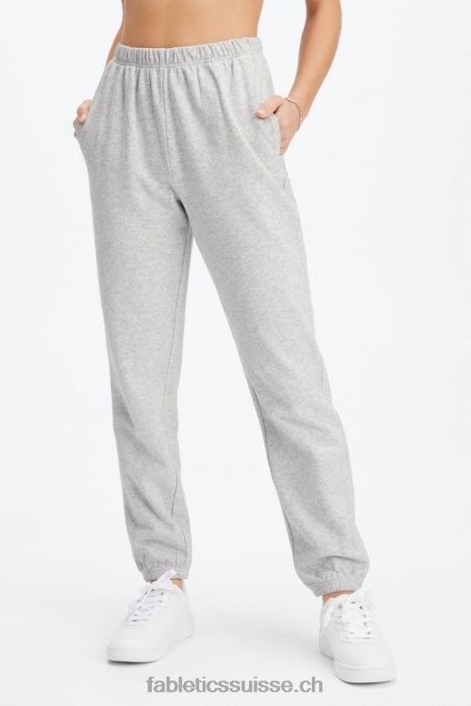 femmes pantalon de survêtement slim léger B0B6R106 bleu marine foncé/crème au citron Fabletics