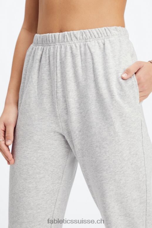 femmes pantalon de survêtement slim léger B0B6R106 bleu marine foncé/crème au citron Fabletics