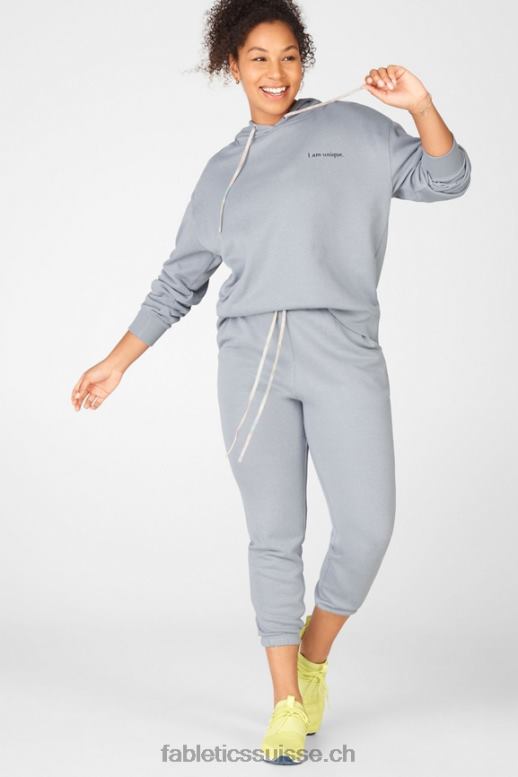 femmes pantalon de survêtement sterling B0B6R201 gris dauphin/teinture douce Fabletics
