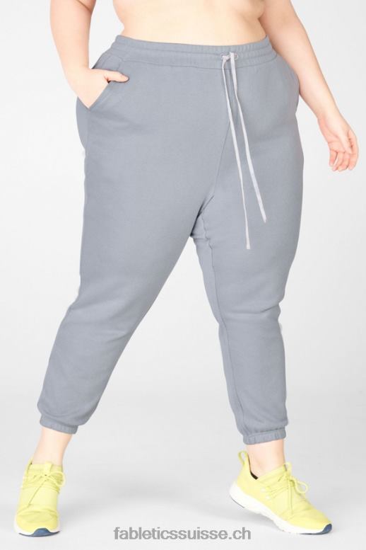 femmes pantalon de survêtement sterling B0B6R202 gris dauphin/teinture douce Fabletics