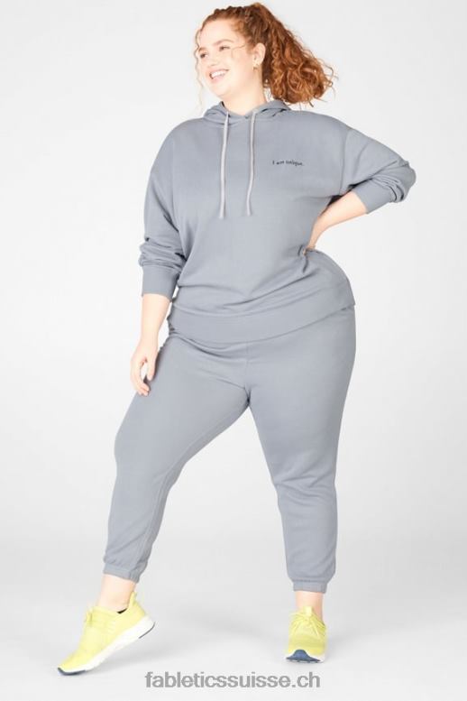 femmes pantalon de survêtement sterling B0B6R202 gris dauphin/teinture douce Fabletics