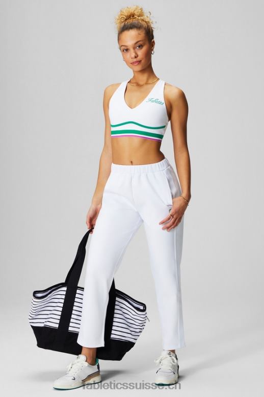 femmes pantalon fuselé en tricot B0B6R32 noir/multicolore Fabletics