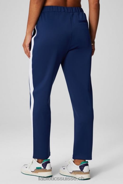 femmes pantalon fuselé en tricot B0B6R33 marine collégiale/rayures multiples Fabletics